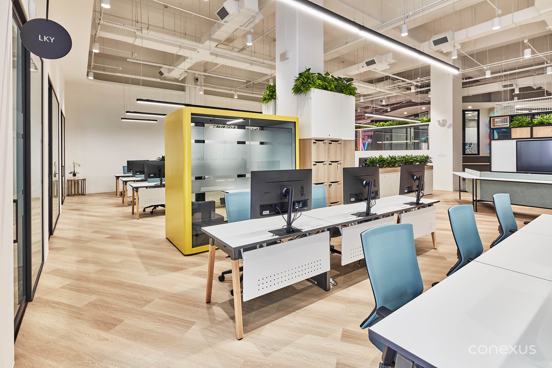 Vi Singapore Headquarters Office Design Build Conexus Studio